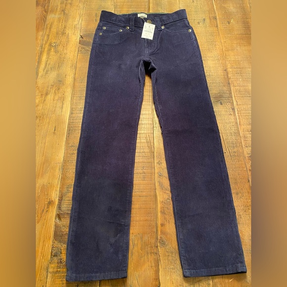 NEW J. Crew Crewcuts Boy Navy Blue Corduroy Pant, 8 - Picture 4 of 7